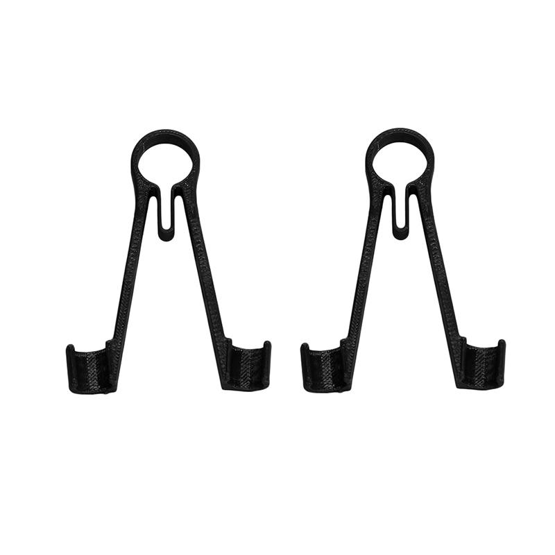 2/10pcs One-Handed Multimeter Probe Holder - Red/Black/White Test Lead Clip for Electricians, Free Your Hand for Soldering