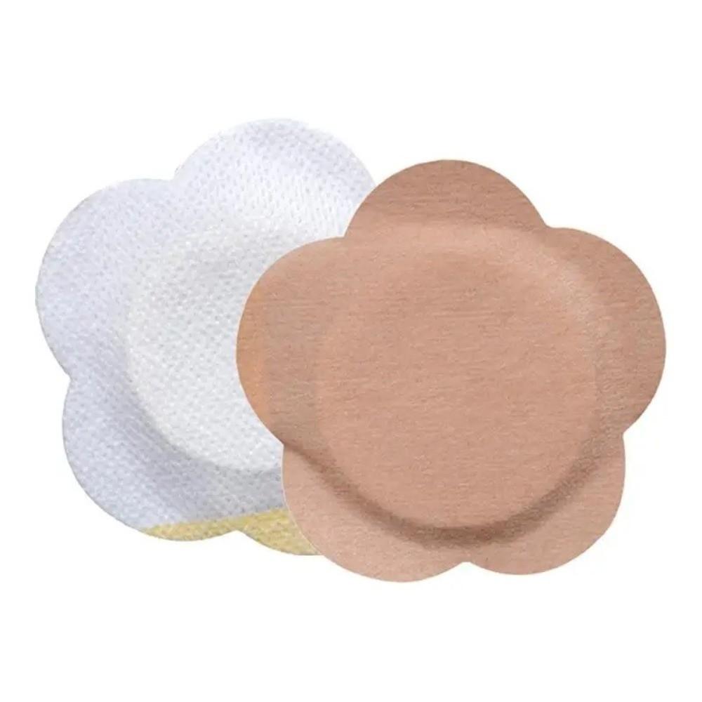 50pcs Non-Woven Fabric Disposable Navel Stickers Self-Adhesive Breathable Castor Oil Pack Sticker Belly Button Protectors Women