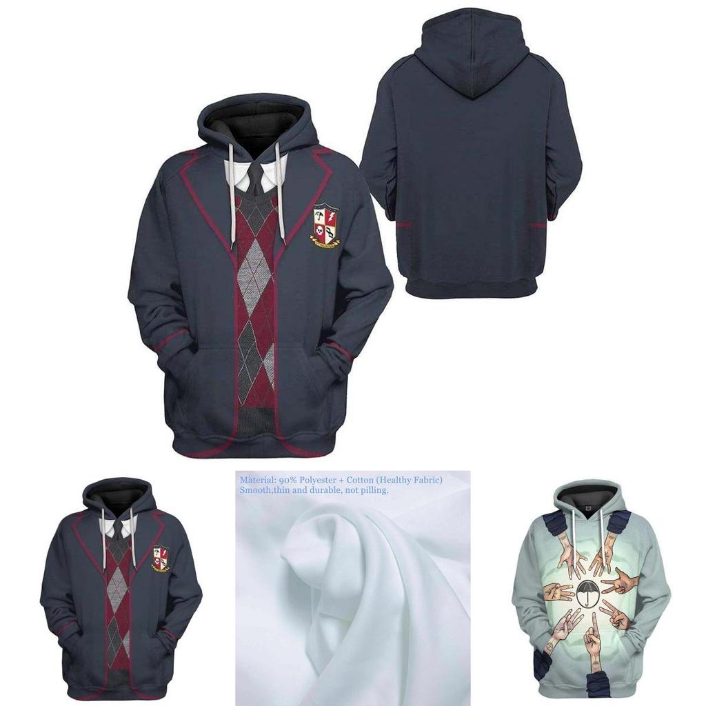 The Umbrella Academy Costume Hooded Jacket Soft And Comfortable Pullover Sweatshirt