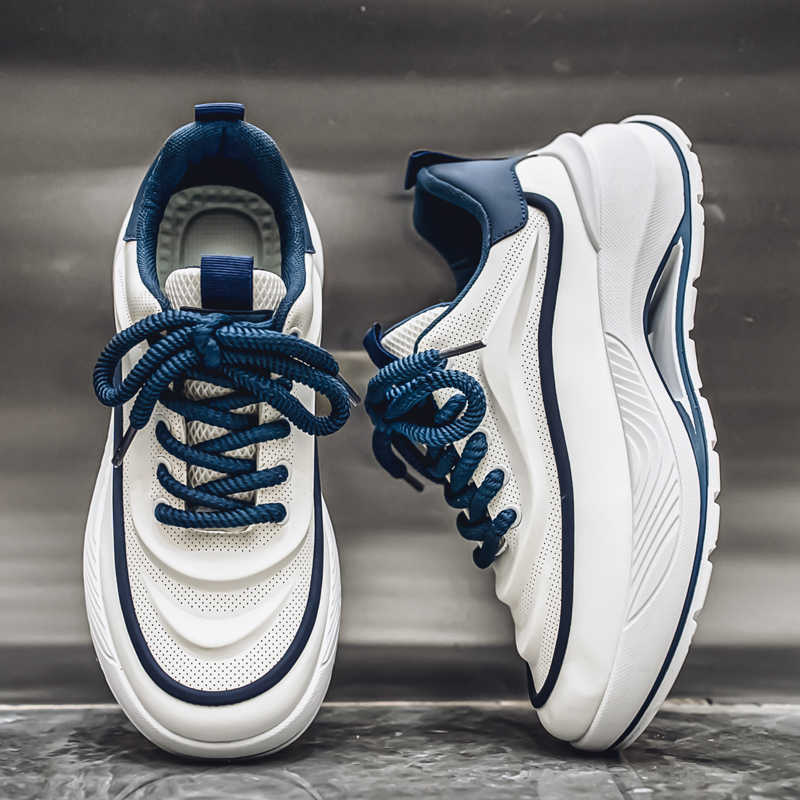 High Sole With Ties Boots Skateboarding Sneakers Shoes Silver Sneakers Man Sports Daily Luxe Shose Tene Casuall Boty