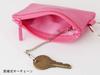 Noir Key Pouch Slip-on Mini, Leather, Yellow, NSL-1803