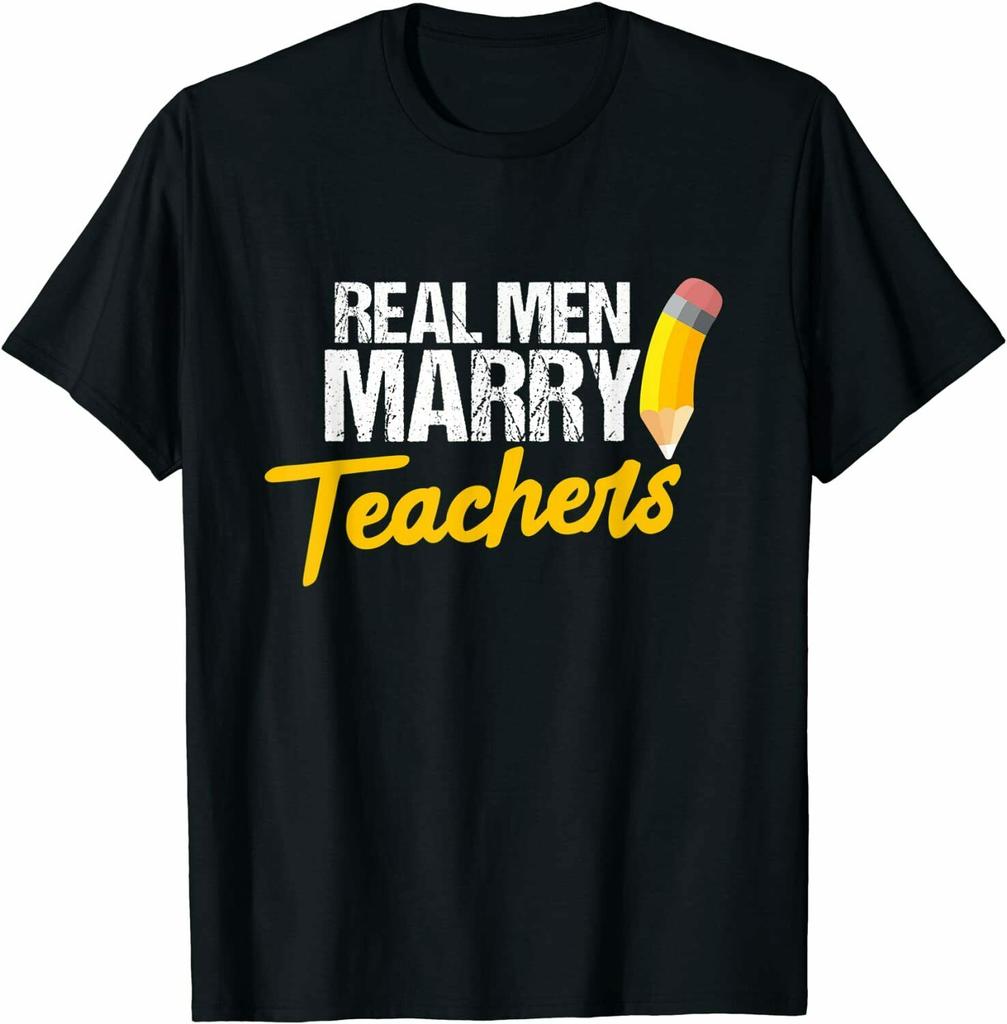 Buy Mens Real Men Marry Eachers Funny 