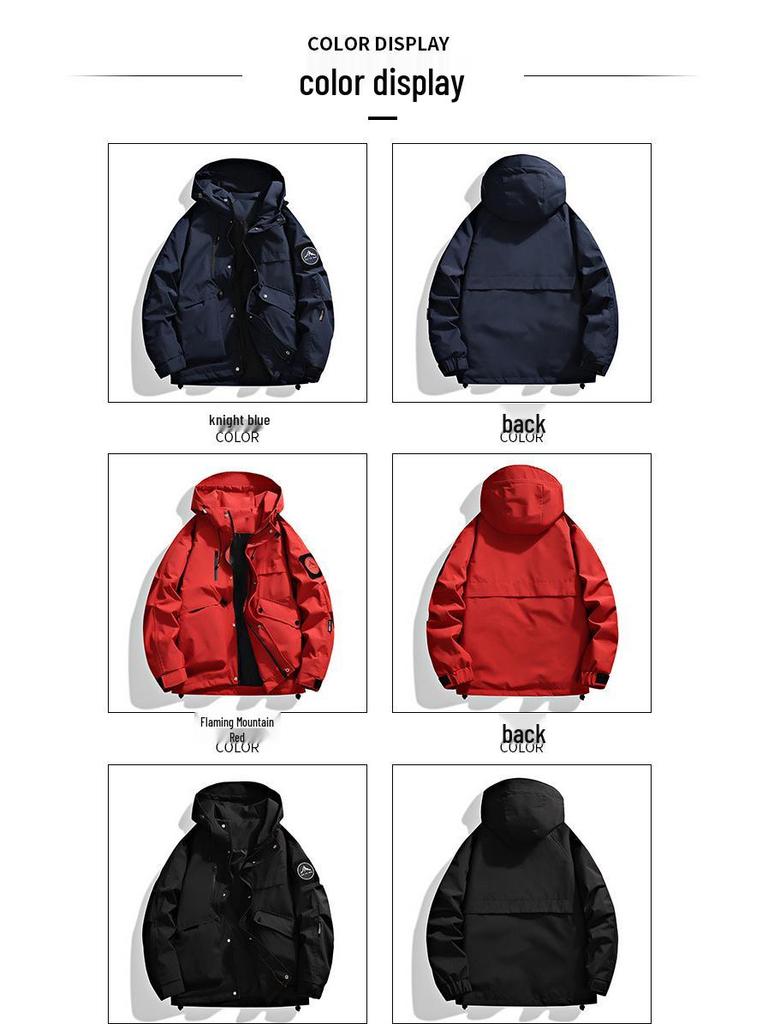 Men's Camouflage Hooded Jacket - Spring/Autumn Fashionable Casual Outerwear