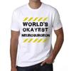 Unisexs T Shirt Worlds Okayest Neurosurgeon Eco Friendly Limited Edition Vintage Top For Everyday Wear Comfortable Homme