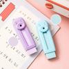4Pieces Retractable Pencil Eraser Refillable Sliding Pencil Eraser Easy Erasing Retractable Eraser for Writing Drawing