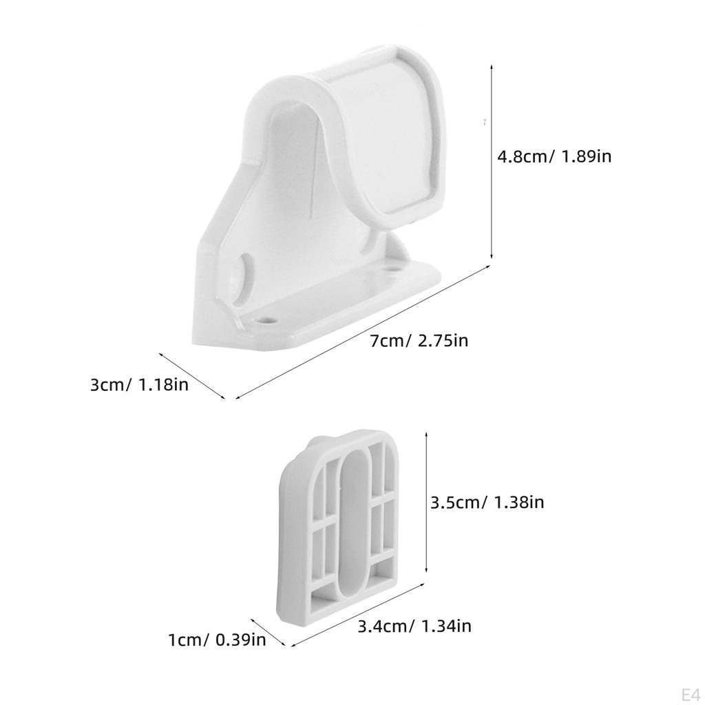 Gate Replacement Accessory Pet Dog Bracket Easy To Install (including 2 X Latchs + Brackets 1