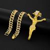 Men's Large Cuban Necklace: Full-Body Hip Hop Portrait with European American Style