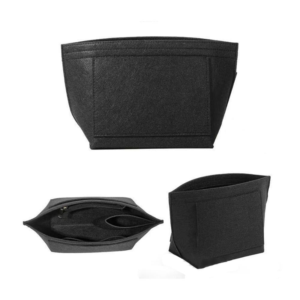 

Felt inner bag, large capacity handbag inner bag, travel bag storage bag, felt inner bag L чёрный