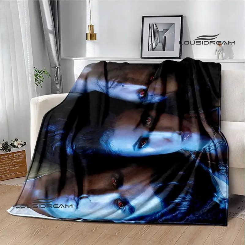 The Vampire Diaries Damon salvatore Blanket Flange Warm blanket Home travel blanket bed linings blankets for beds birthday gift