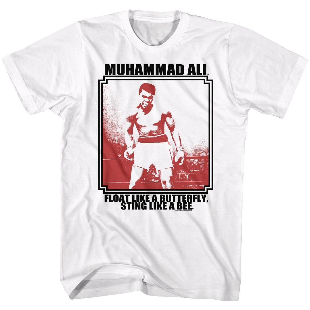 Muhammad Ali Lurkin White Icon Shirt L