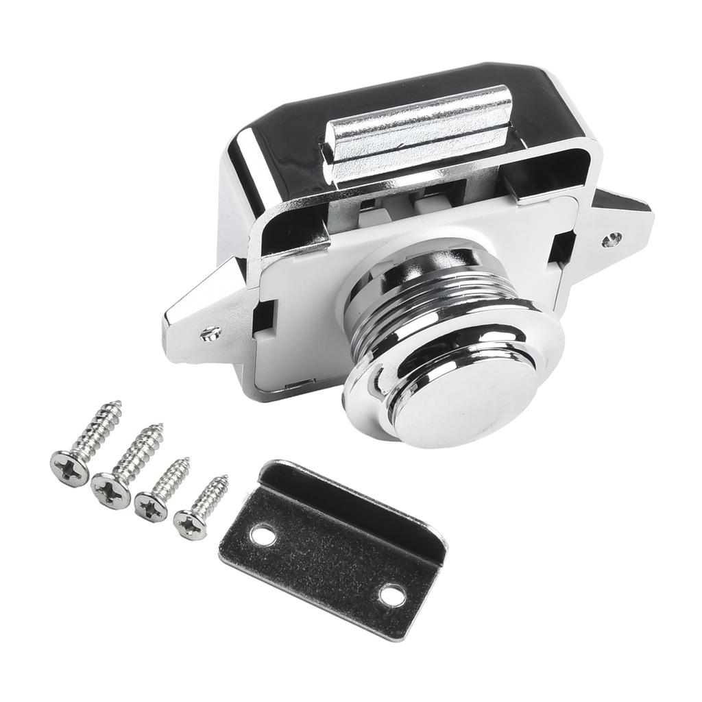 High Quality Practical Accessories Button Catch Lock Knob Button Cabinet Camper Caravan Cupboard Door Furniture