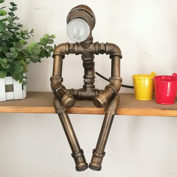 Industrial Retro European-American Style Bedside Reading Lamp Japanese Standard