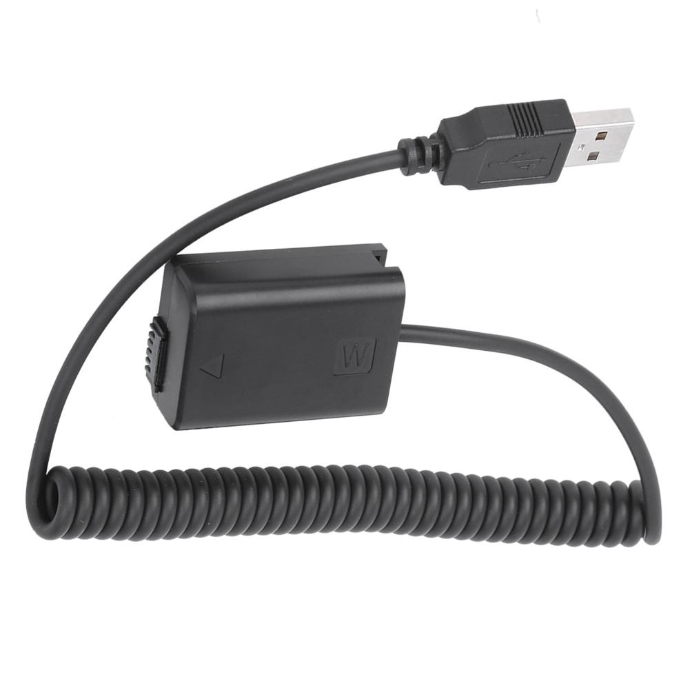 

USB к FW50 Полный декодер Муляж батареи Подходит для камеры Sony A7A7IIA7RA7SA7RII