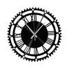 Chic Round Wall Clock Stylish Home Decor Accent for Study Room