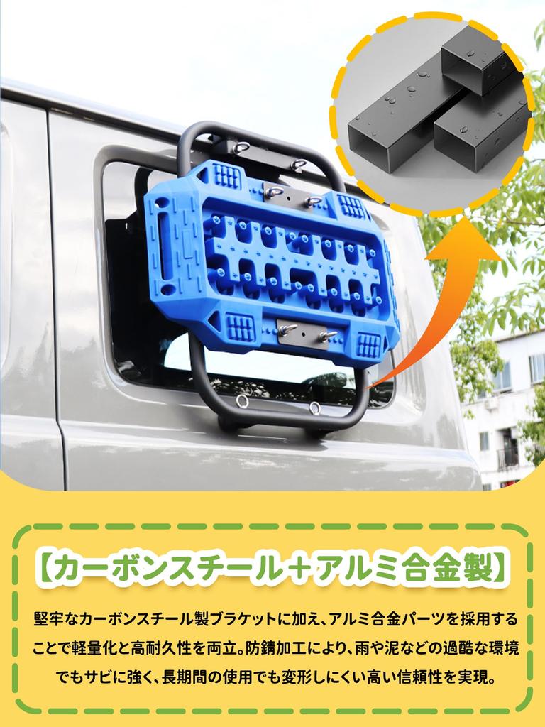 New Suzuki Jimny Car Emergency Escape Mats for JB64 and Jimny Sierra Side Window Recovery Track Traction and Additional Set for Escape On Sandy and