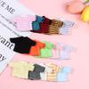 Ob11 Doll Clothes Striped Tops T-shirt Shorts Socks Suit Knitted Sweatshirt For Mini 1/12 Doll Cute Surprise Face Boy Girl Gift