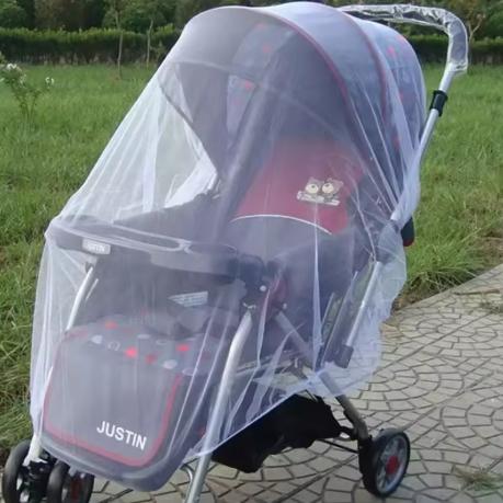 Portable mosquito netstroller fully wrapped mosquito net mosquito dust prevention universal breathable babystroller mosquito net
