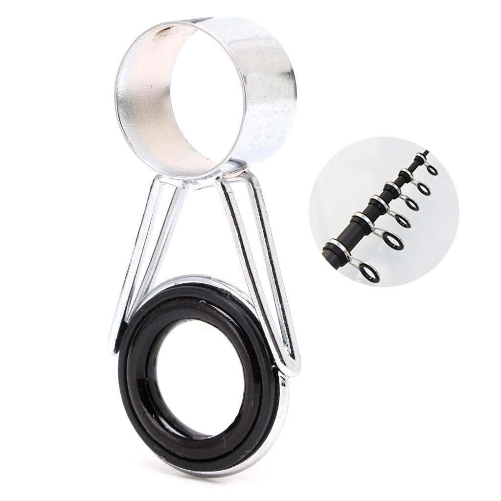 7ks teleskopických vodítek na rybářské pruty Sada horních kroužků Příslušenství pro opravy raftů