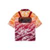 Li Ning China Li Ning Hemden Herren Dichtes Burgunderrot Allover-Print Kragen Mittleres Hemd ASHS035-2
