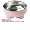 Pet Bowl Non-slip Detachable Double Bowls Dogs Cats Easy to Use No