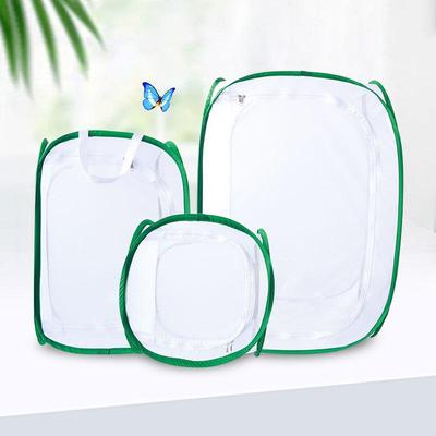 Extra Large Foldable Outdoor Butterfly Habitat Cage with Handheld Net Frame