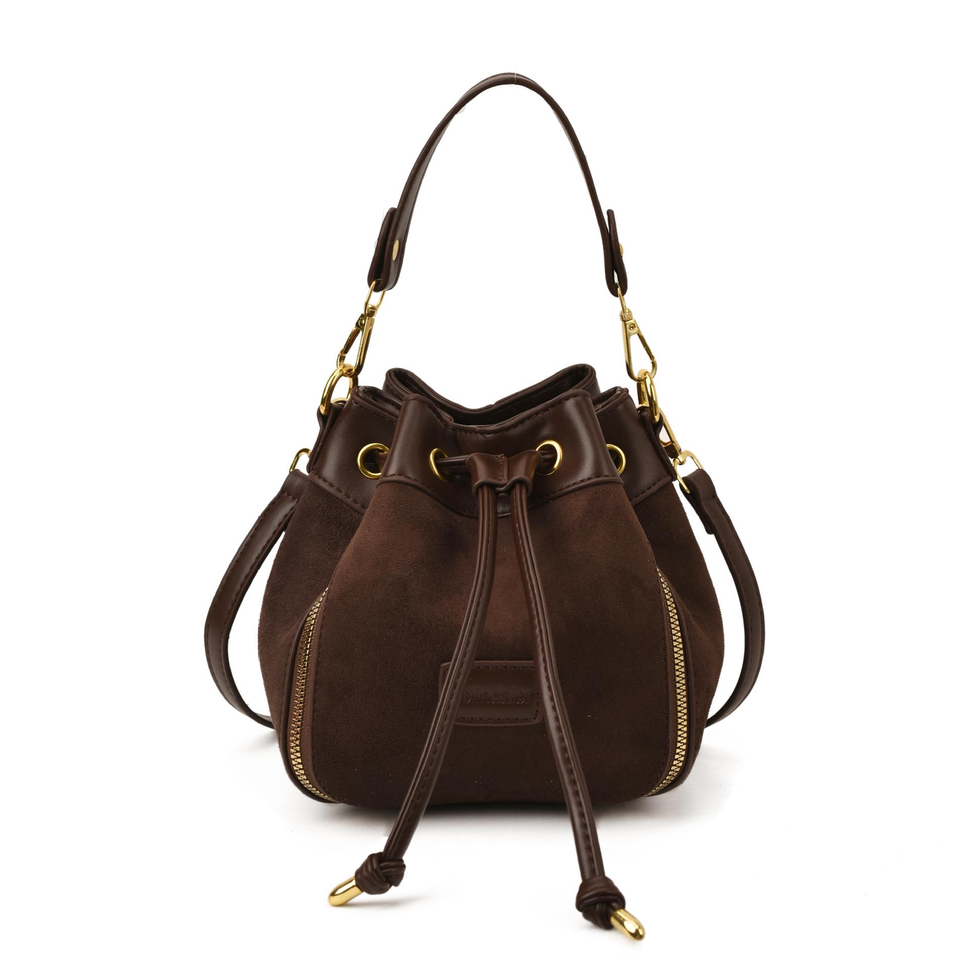 

Women s 2025 Retro Handbag - High-Quality Versatile Bucket Shoulder Bag for Work & Commute