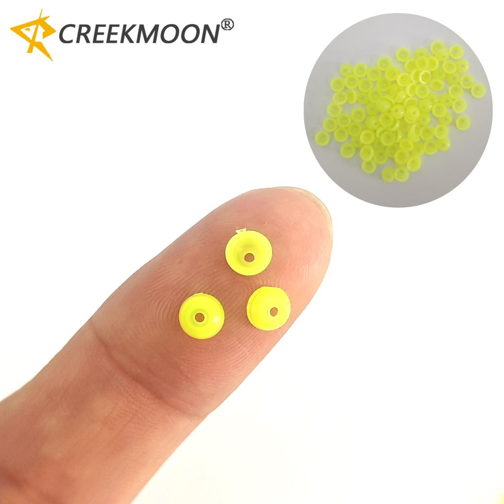100pcs Half Round Stopper Beads for Sea Fishing Bead Set Shock Absorbe for Rock Lure Saltwater Line Protection Floating Tackle 260319