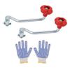 2PCS Universal Trailer Jack Handle Replacement Jack Crank for Most Jacks Trailer Gardening