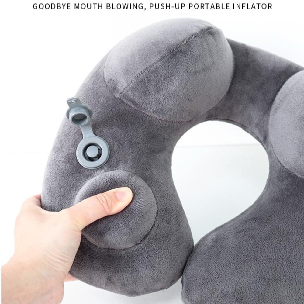 Soft Travel Air Pillow U-Shaped Neck Support Cushion New Inflatable Pillow