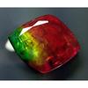 Beautiful Natural Opal-Like Organic Ammolite Bicolour 50 Ct Fancy Cut Gemstone