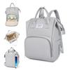 Mommy Bag, Small Size, Lightweight for Outings, Portable, Double Shoulder Mother and Baby Backpack, Stylish, High-Looking, Waterproof,