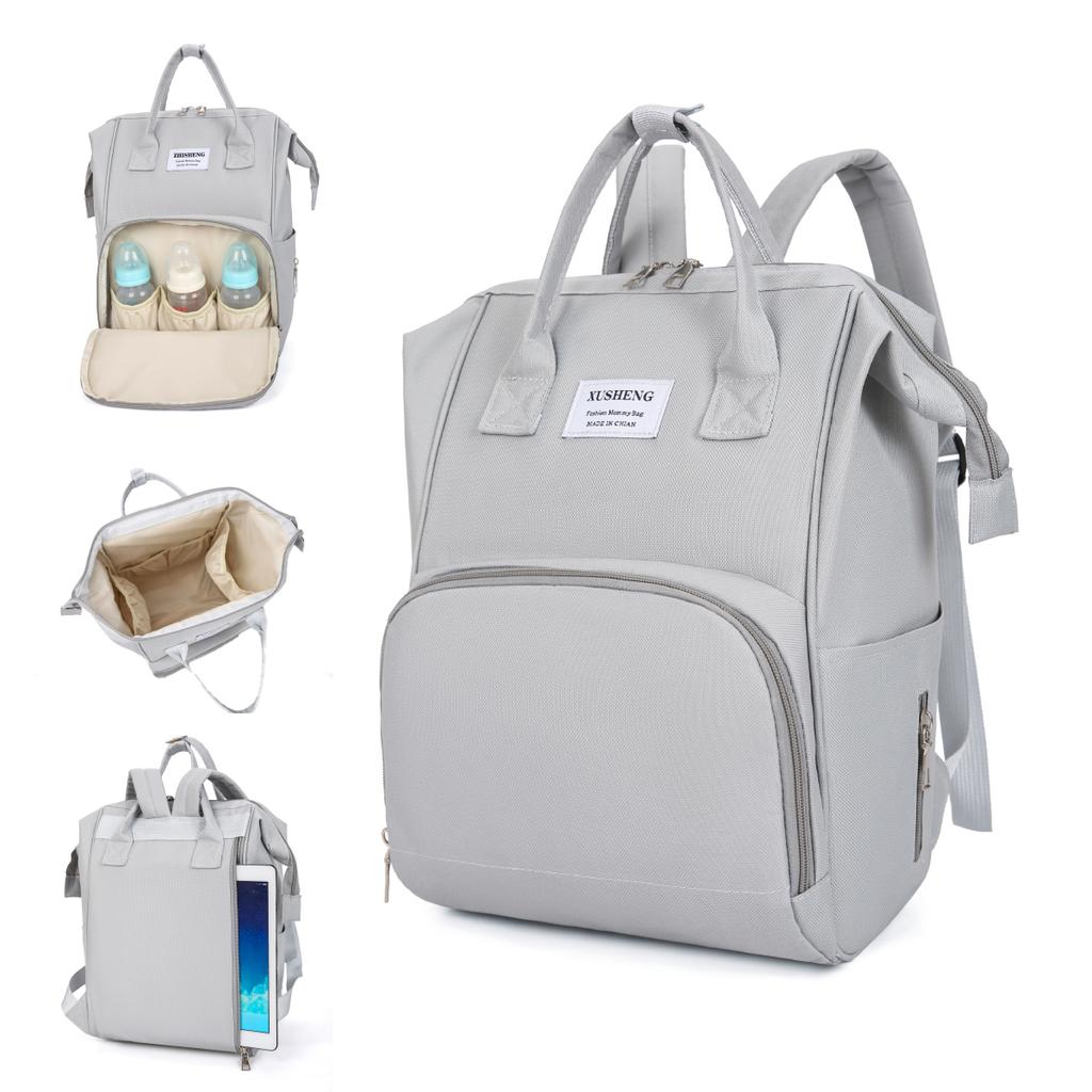 Mommy Bag, Small Size, Lightweight for Outings, Portable, Double Shoulder Mother and Baby Backpack, Stylish, High-Looking, Waterproof,