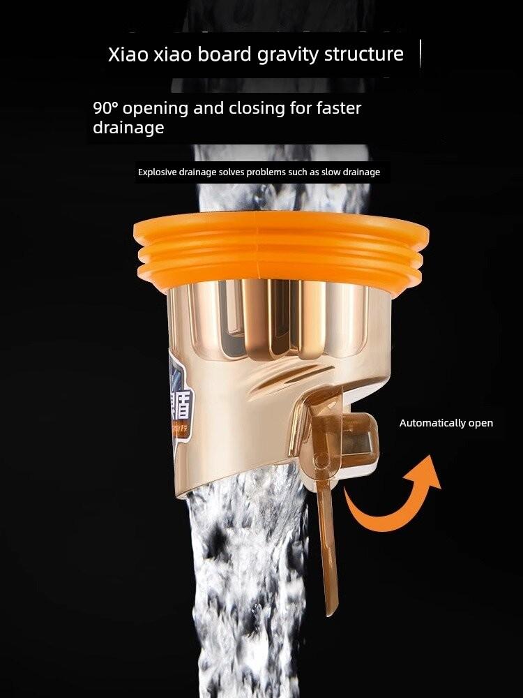 All-Copper Floor Drain Anti-Odor Inner Core Universal Bathroom Toilet Anti-Insect Sewer Pipe Anti-Odor Sealing Cover