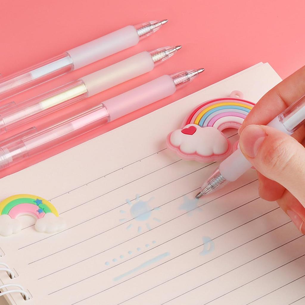 6pcs Ball Point Glue Pen with 6pcs Extra Glue Refills, Quick Drying, Kid-Friendly, Plastic, Pen, Craft, Art, School