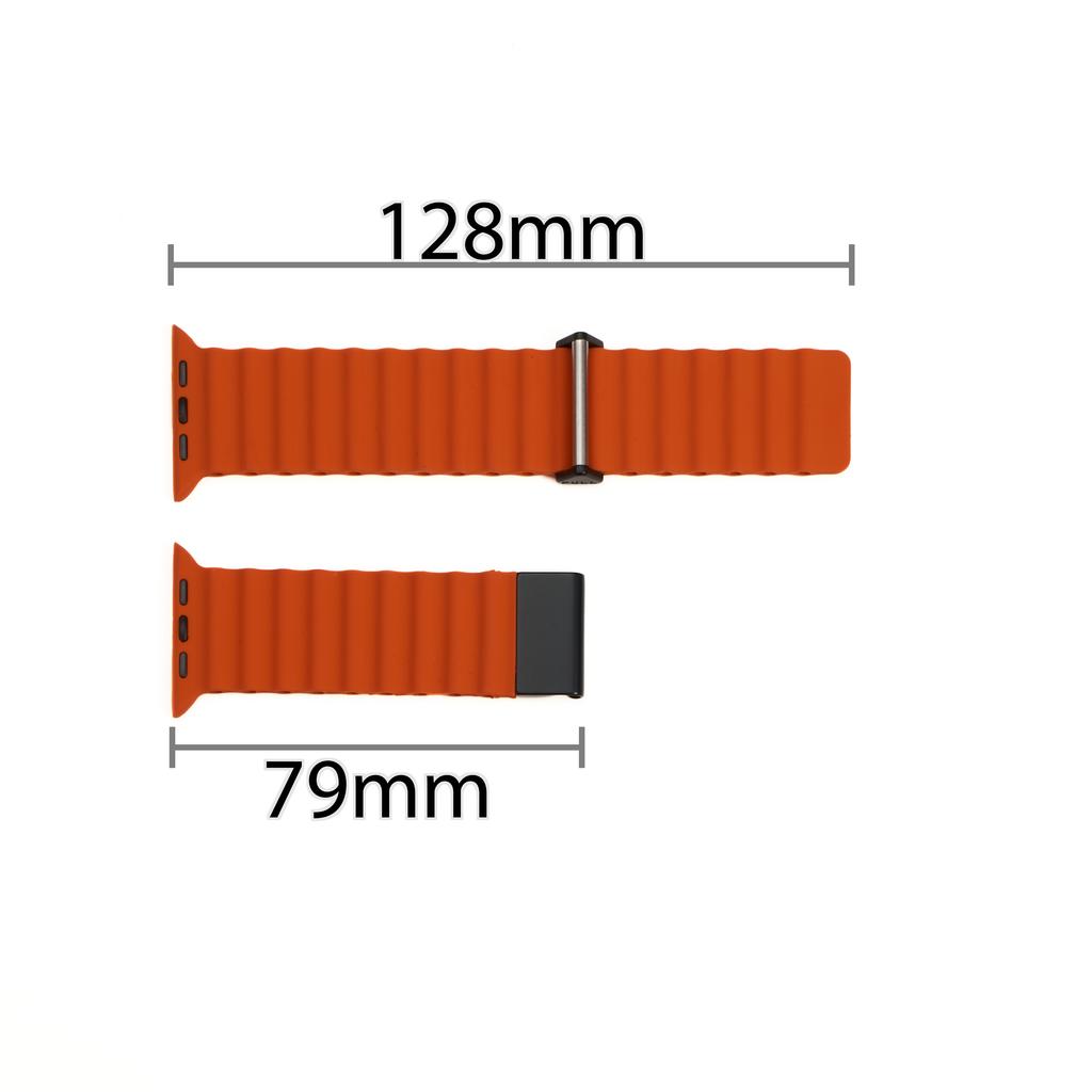 Silicone Band for Apple Watch Compatible with Ultra 2/10/9/8/7/6/5/4/SE | 38/40/41/42/44/45/46/49mm Soft Sweatproof Wristband