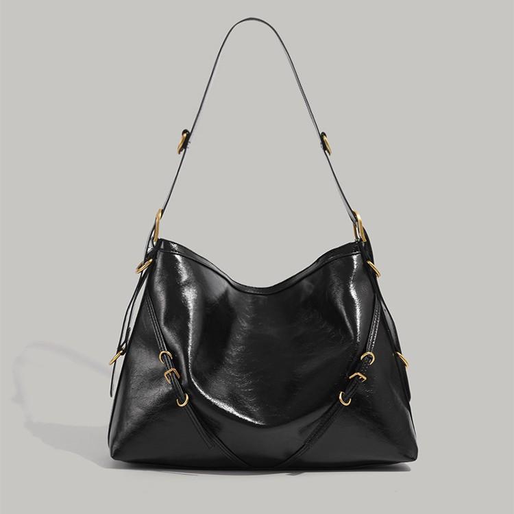 Women's Bag 2025 New Model, Niche Retro Style, High-end Casual Biker Bag, Large-capacity Commuter Shoulder Bag, Trendy