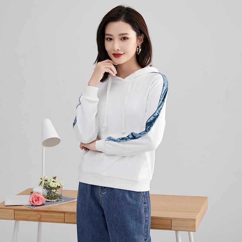 Korean Style Hooded Sweatshirt Women's Casual Loose Niche Women's New Fashion Long-sleeved Jacket