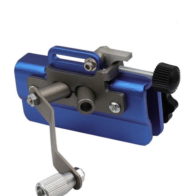 Easy Portable Chainsaw Sharpening Jig Aluminium Alloy Chainsaw Sharpener with Grinder Stones Chain Saw Drill Sharpen Tool