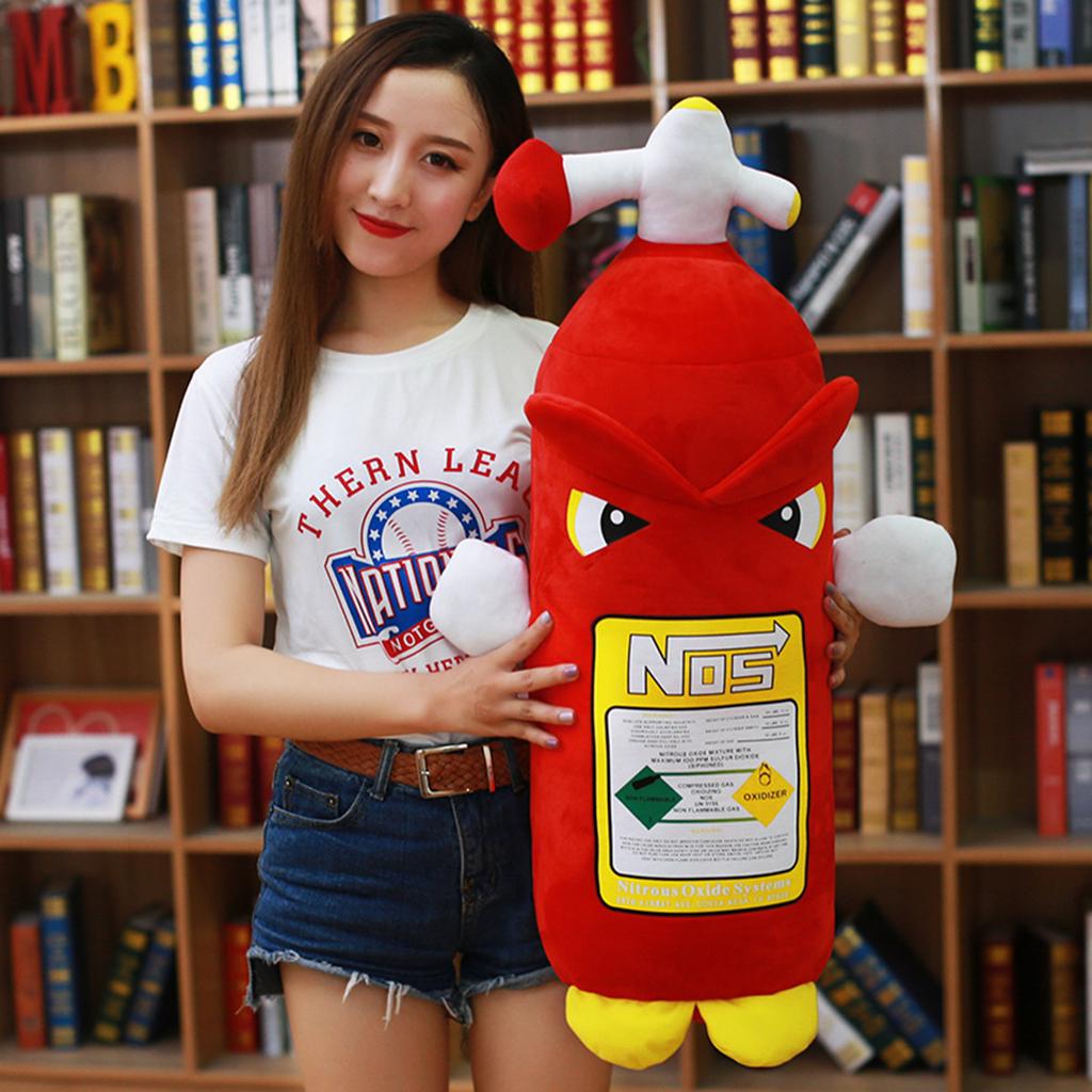 Creative Cartoon Fire Extinguisher Throw Pillow Doll Plush Toy Sleeping Boy And Girl Doll Cushion Children Doll Personality