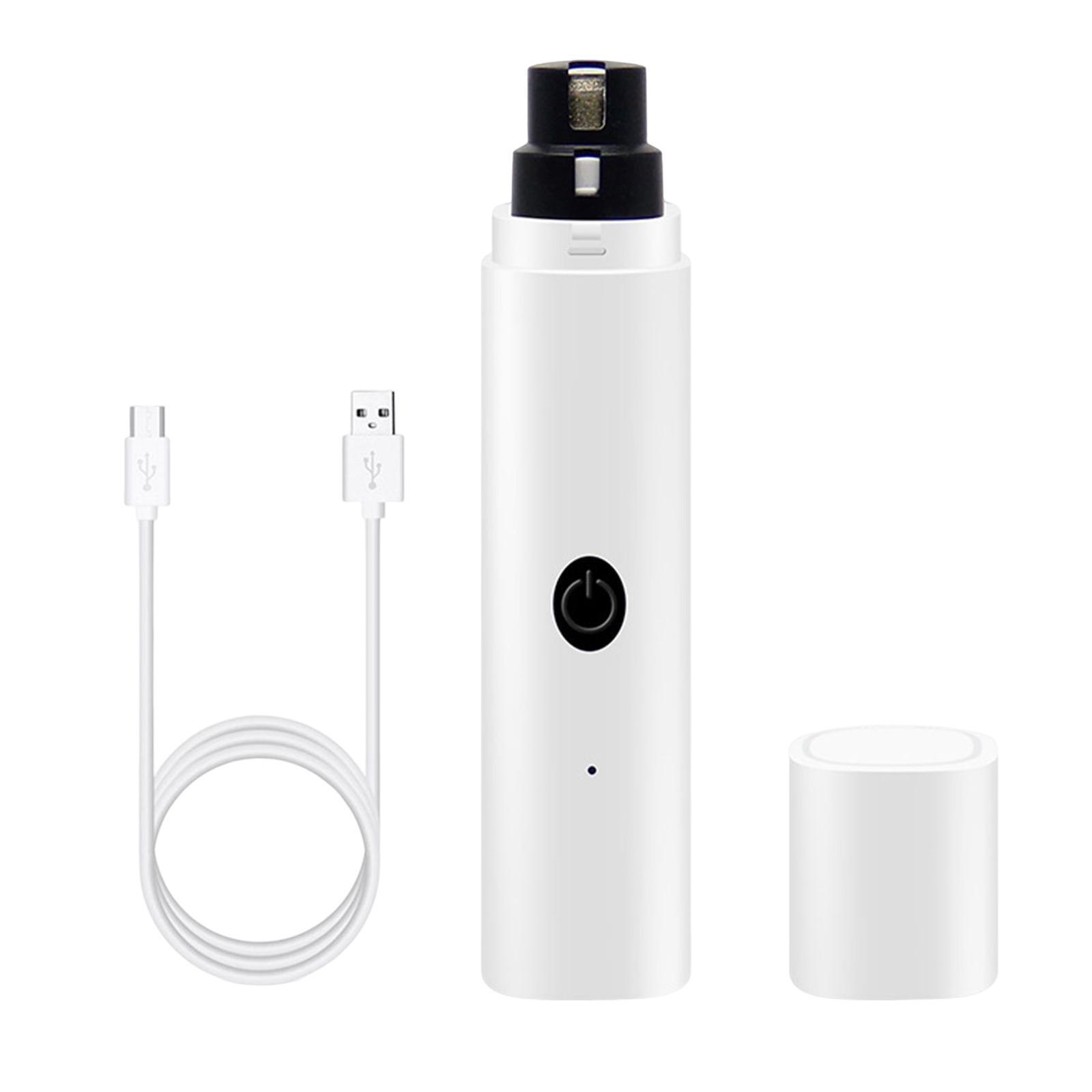 

Полировщик для ногтей с низким уровнем шума USB для зарядки лапок для домашних животных, электрическая пилка для ногтей, портативная