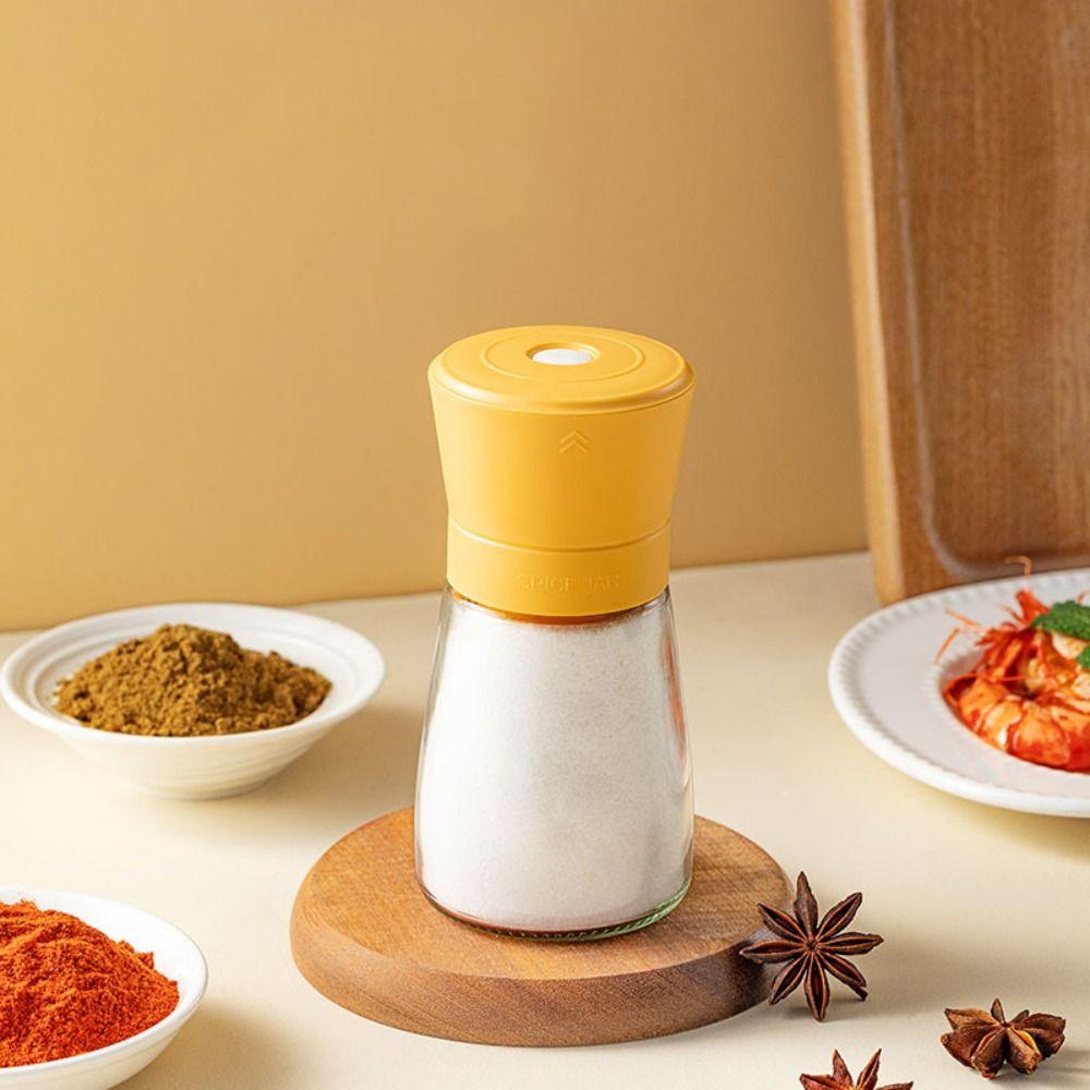 

Glass Ration Seasoning Jar Sealed Seasoning Box New Metering Salt Shaker