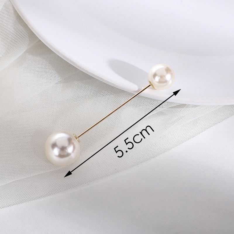 

Большая регулируемая брошь-булавка с жемчужинами для фиксации одежды и предотвращения ее выпирания, идеально подходит для юбок и брюк.