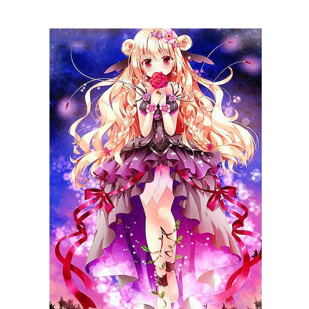 Broderie cu diamante 5D Răsărit de soare, peisaj, cu punct de cruce, broderie cu diamante, animal, complet pătrat, imagine pentru decorarea casei cu stras