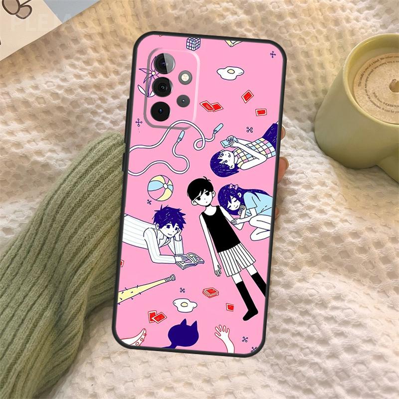 Omori For Samsung Galaxy A34 A54 A14 A13 A52S A33 A53 A73 A12 A22 A32 A52 A72 A71 A51 Phone Case