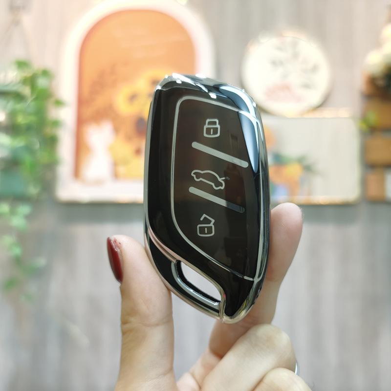 

Чехол для ключа автомобиля Roewe для RX5/350/360/W5/Ei6 - Полная защита и стильное украшение для Rui Xing Ei5