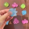 Mini Squishy Grape Squeeze Toy Cute Mini Cherry/Apple/Banana Stress Easing Sensory Fidget Toy Squishy Mochi Asmr Fun Party Gift