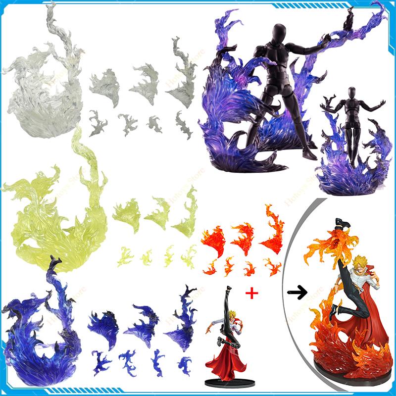 Actionfigur Flamme Spezialeffekte DIY Zubehörhalter Modellspielzeug PVC Anime Teil für Szenen Modell Spezialeffekte Dekoration