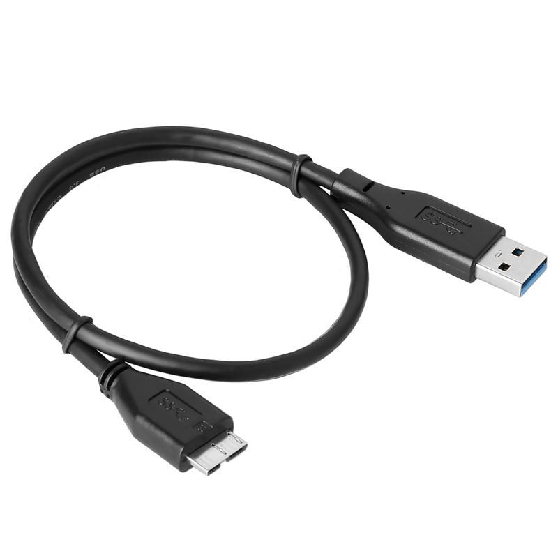 

USB3.0 to Micro B Convert Cable for Samsung Lenovo Sony Seagate Toshiba Mobile Hard Disk HDD Cell Phone Laptop Data Extend Line чёрный
