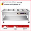 Commercial Fast Food Warming Cart