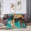 L-Lolas I-Indigos Spanish Singer Blanket Soft Print Plush Throw Blanket For Couch Bed Decorative Flannel Bedspread Bed Cover